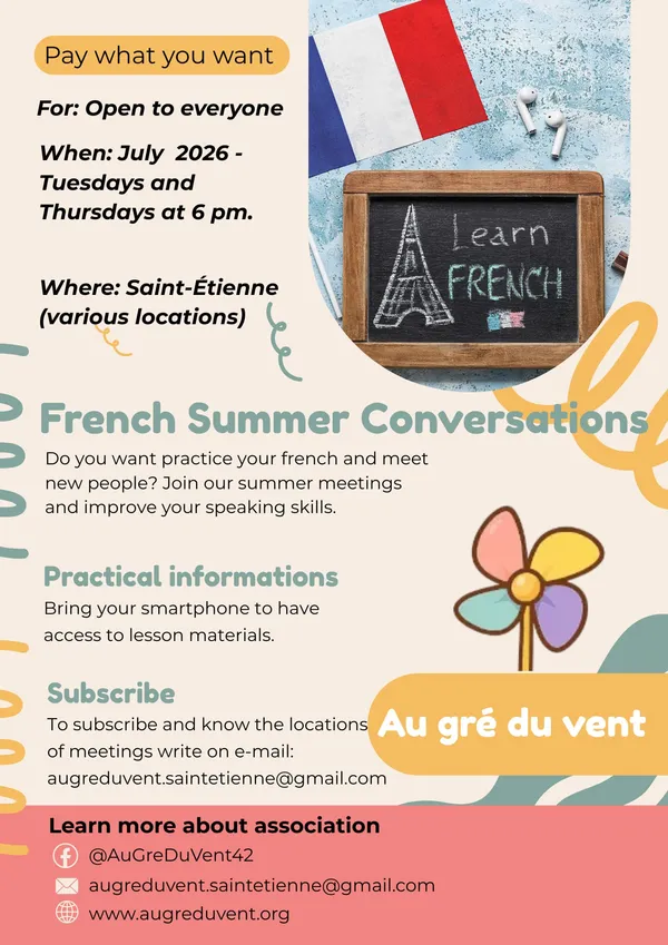 English Conversation Flyer