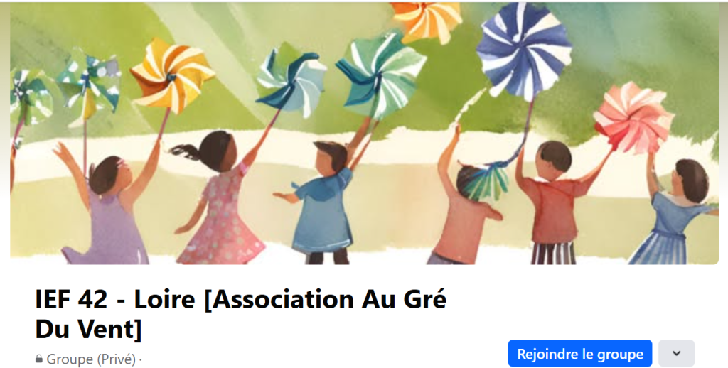  Interface Facebook affichant un groupe privé, illustrant la nouvelle gestion du groupe de l’association.